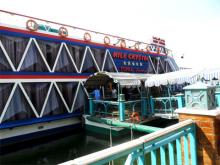 Плавучий ресторан, на котором ездили в круиз по Нилу