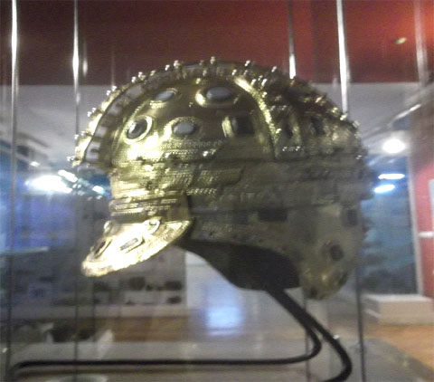Шлем древнего сербского воина