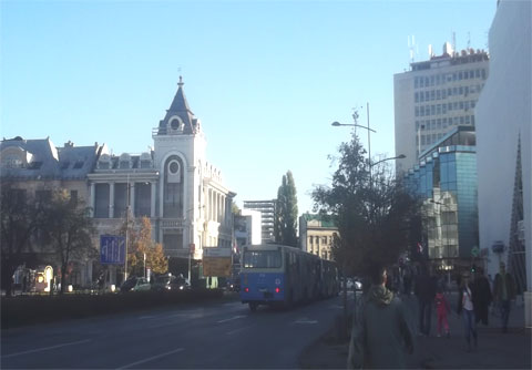 Сербский городской пейзаж