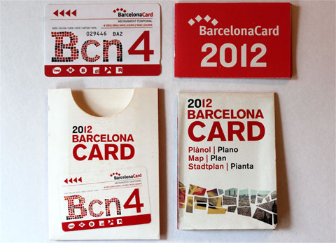 Комплект Barcelona card