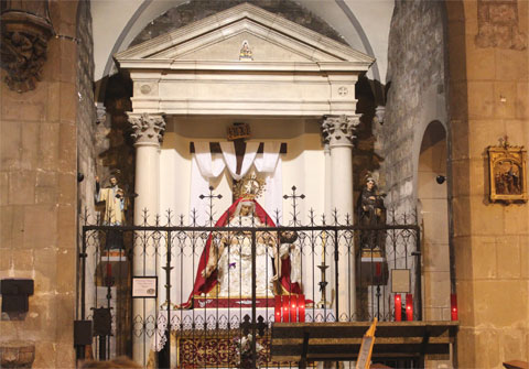 В церкви Església de Sant Jaume