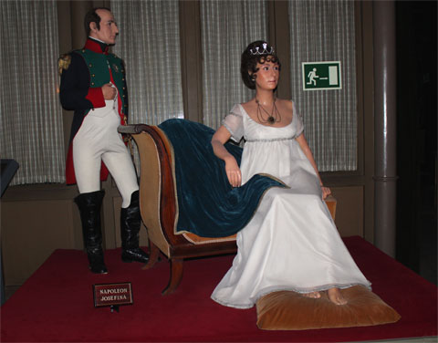 Наполеон с Жозефиной в музее восковых фигур Барселоны