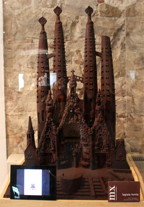 La Sagrada Familia из шоколада