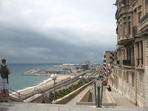 Таррагона, Средиземноморский балкон - вид на порт
