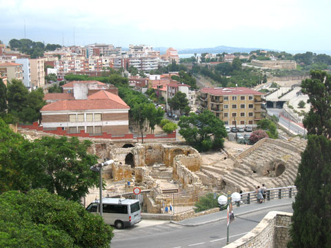 Таррагона, Средиземноморский балкон - вид на римский амфитеатр