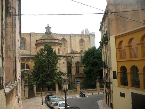 Таррагона, Кафедральный собор: вид сбоку