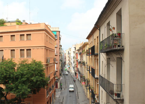Улицы старого города в Валенсии