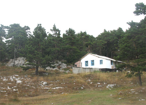 Дом лесника в крымском природном заповеднике
