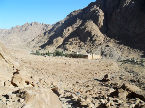 Монастырь Святой Екатерины у горы Моисея в Египте