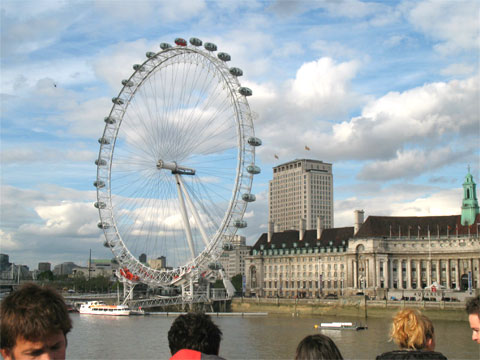 Колесо обозрения London Eye в Лондоне
