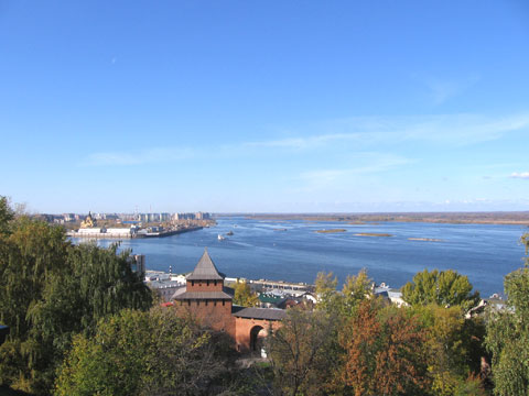 Нижний Новгород - вид из кремля